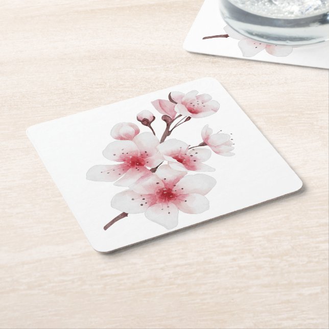 The Okinawa Series Design 30  Square Paper Coaster (Angled)