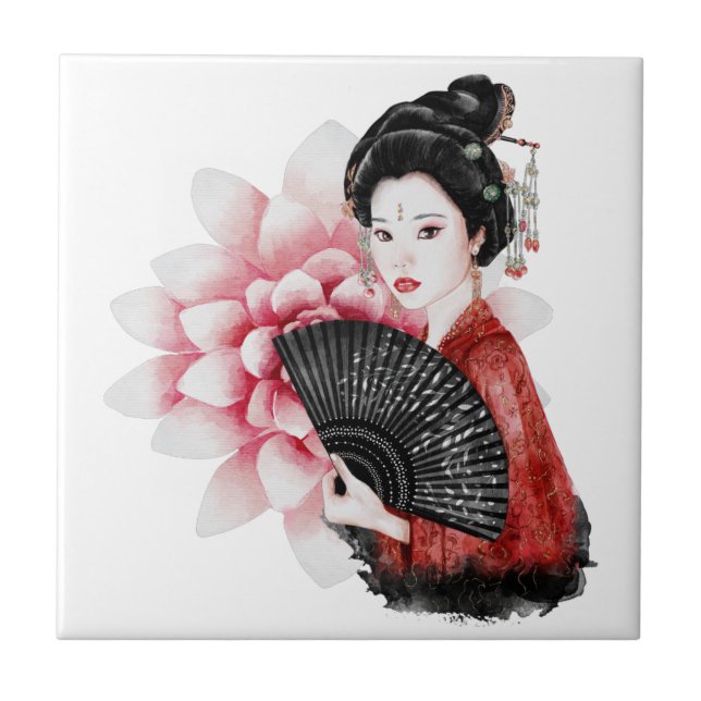 The Okinawa Series Design 34   Ceramic Tile (Front)