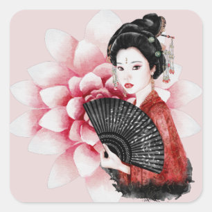 The Okinawa Series Design 34 Square Sticker