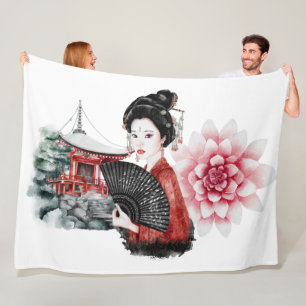 The Okinawa Series Design 36 Fleece Blanket