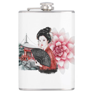 The Okinawa Series Design 36 Hip Flask