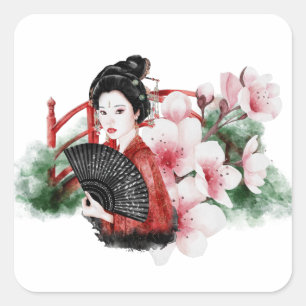 The Okinawa Series Design 38 Square Sticker