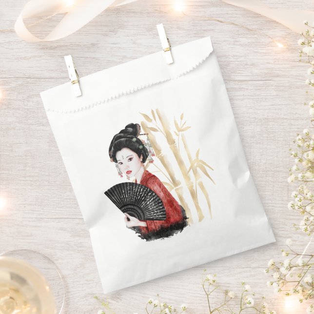 The Okinawa Series Design 39  Favour Bag (Clipped)