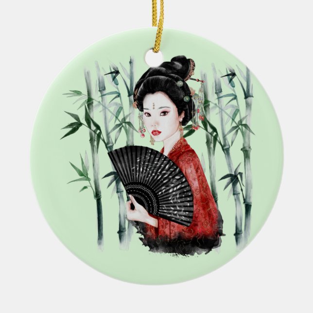 The Okinawa Series Design 40  Ceramic Ornament (Front)