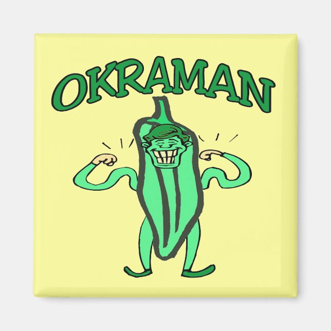The Okra Man Magnet (Front)