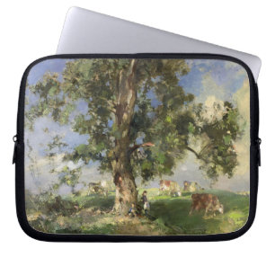 The Old Ash Tree (oil on canvas) Laptop Sleeve