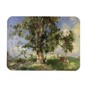 The Old Ash Tree (oil on canvas) Magnet