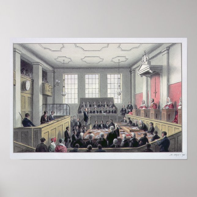 The Old Bailey, London Poster (Front)