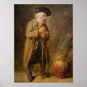 The Old Beggar Poster