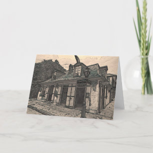 The Old Black Smith Shop Card