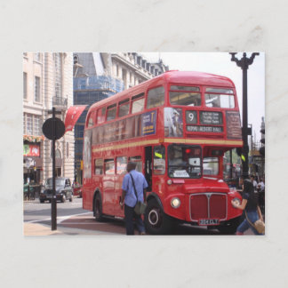The old bus postcard