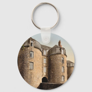 The old castle, Boulogne, France classic Photochro Key Ring