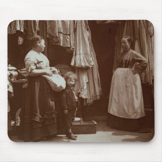 The Old Clothes Shop, Seven Dials, from 'Street Li Mouse Pad (Front)