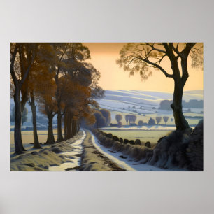 The old country road poster