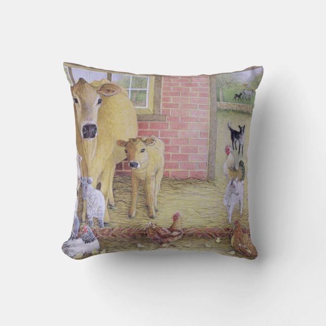 The Old Days Cushion (Front)