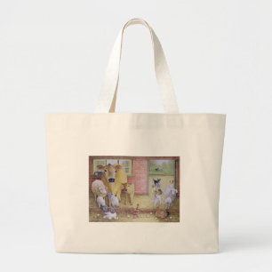 The Old Days Large Tote Bag