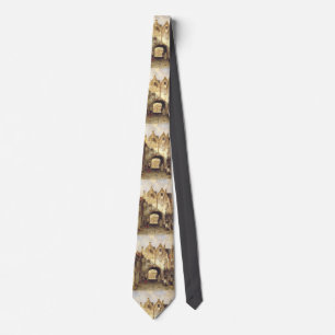 The Old Gate by Charles Leickert Tie