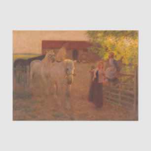 The Old Gate by Edward Stott Tissue Paper