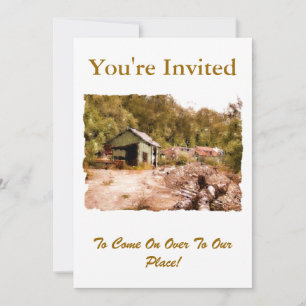 THE OLD GOLD MINE INVITATION