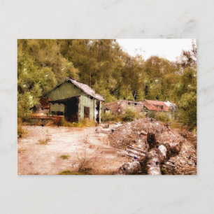 THE OLD GOLD MINE POSTCARD