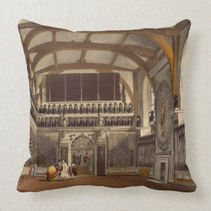 The Old Guard Chamber, The Round Tower, Windsor Ca Cushion