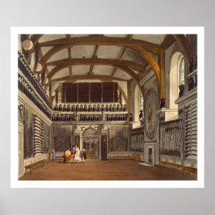 The Old Guard Chamber, The Round Tower, Windsor Ca Poster