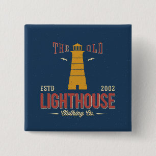 The Old Lighthouse Clothing Co. 15 Cm Square Badge