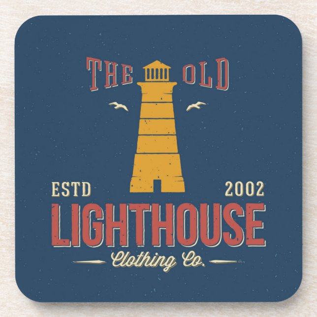 The Old Lighthouse Clothing Co. Coaster (Front)