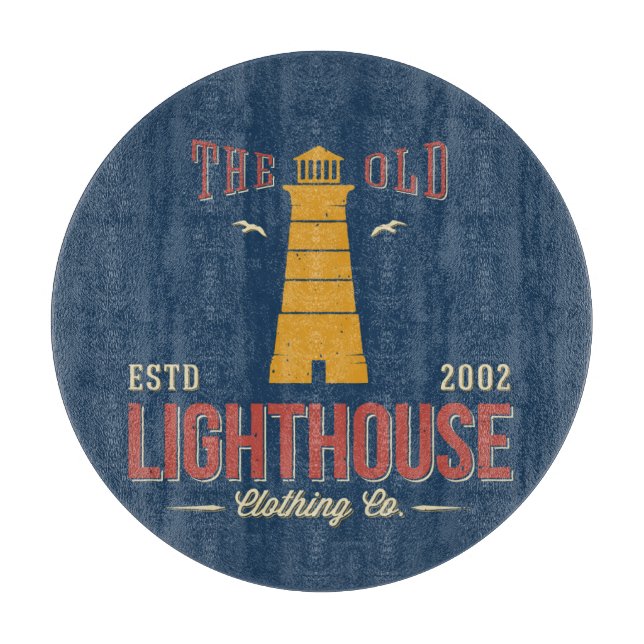 The Old Lighthouse Clothing Co. Cutting Board (Front)