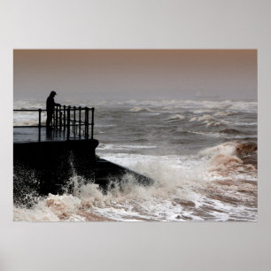The Old Man and the Raging Sea Poster