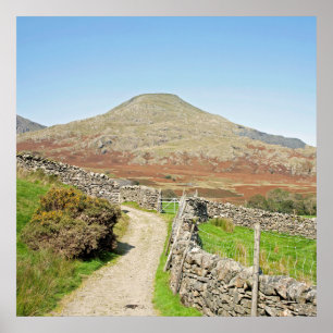 The Old Man of Coniston Postcard Cushion Poster