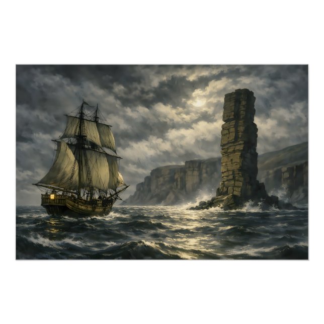 The Old Man of Hoy by BurnsInHell Poster (Front)
