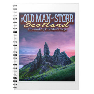 THE OLD MAN OF STORR - THE ISLE OF SKYE - SCOTLAND NOTEBOOK