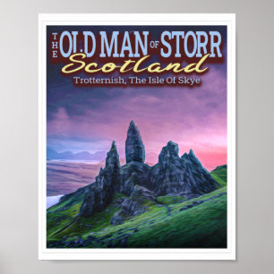 THE OLD MAN OF STORR - THE ISLE OF SKYE - SCOTLAND POSTER