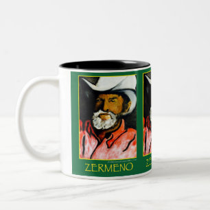 The "Old Master" Cowby (Wraparound) Two-Tone Coffee Mug