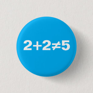 The Old Math 3 Cm Round Badge