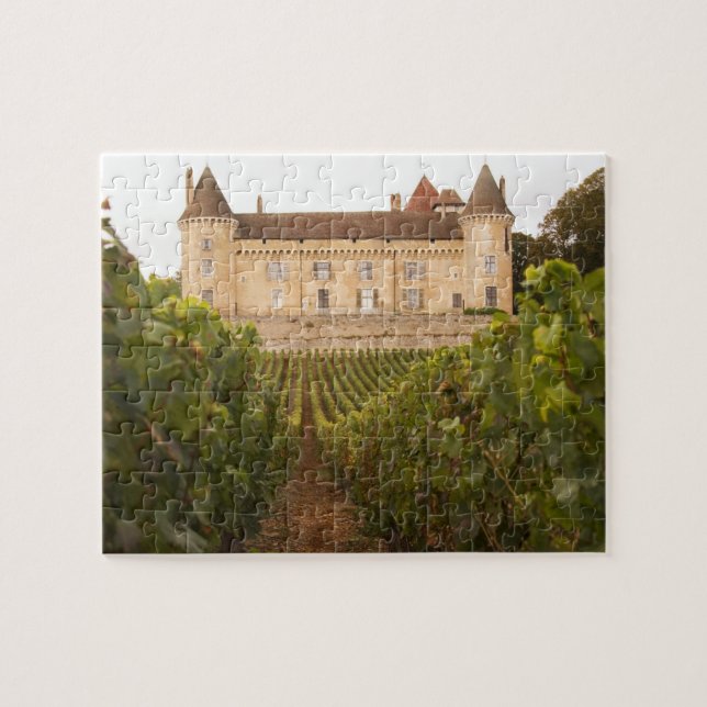 The old mediaeval Chateau de Rully in the Cote Jigsaw Puzzle (Horizontal)