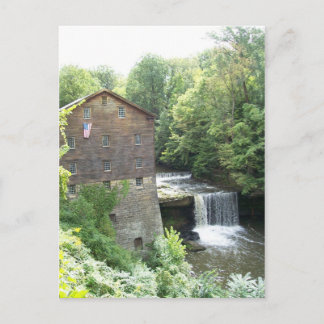 The Old Mill At Lanterman's Falls Postcard