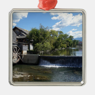 The Old Mill Metal Tree Decoration