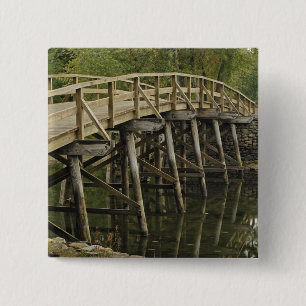 The Old North Bridge, Minute Man National 15 Cm Square Badge