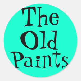The Old Paints sticker - turquoise