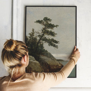 The Old Pine, Darien, Connecticut Kensett Poster