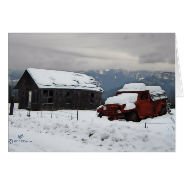 The Old Red Truck (Front Horizontal)