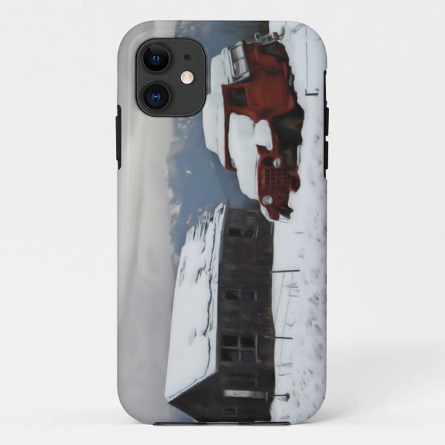 The Old Red Truck Case-Mate iPhone Case (Back)