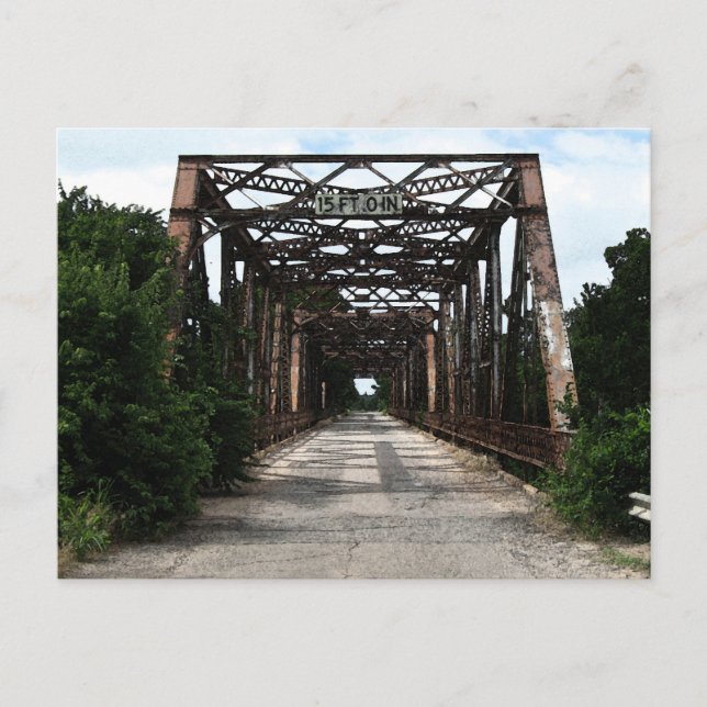 The Old River Bridge Postcard (Front)