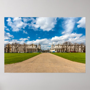 The Old Royal Naval College, Greenwich, England Poster