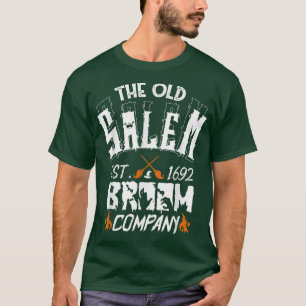 The Old Salem Broom Company Funny Halloween T-Shirt