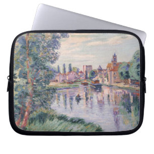 The Old Samois, c.1900 (oil on canvas) Laptop Sleeve