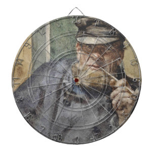 The Old Sea Dog (by Henry Scott Tuke) Dartboard