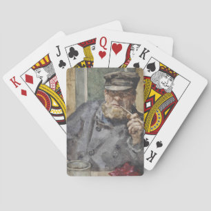The Old Sea Dog (Sailor Man) (by Henry Scott Tuke) Playing Cards